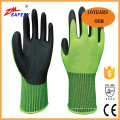 Bessere Grip13Gauge Nylon Palm beschichtete Arbeitssicherheit Sandy Nitril-Handschuhe